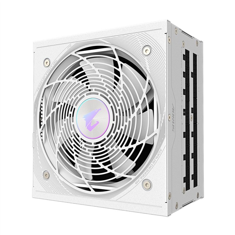 Image secondaire de GIGABYTE AORUS Elite P1000W Ice Alimentation - PCIe 5.0, 80 Plus Platinum, Conception entièrement modulaire, Ventilateur de 120