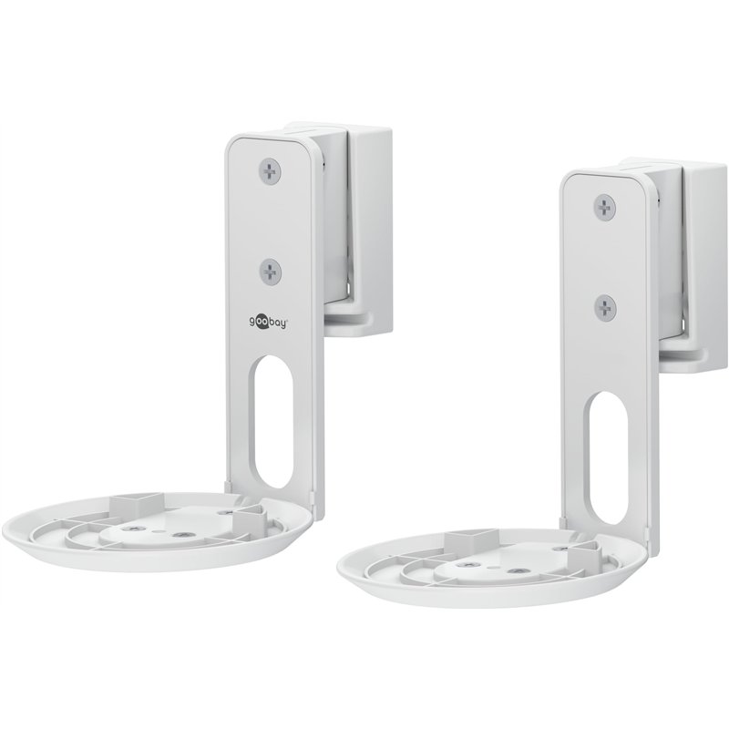 goobay Support Mural pivotant et inclinable pour Enceinte Sonos Era 100 jusqu'à 3 kg Blanc - 71982