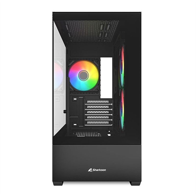 Image secondaire de Sharkoon MK6 Boîtier PC RVB Micro-ATX Noir