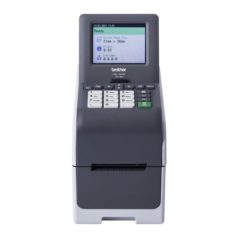 Image secondaire de Brother TD-2320DSA300 - Imprimante d'étiquettes réseau de Bureau 2 Pouces