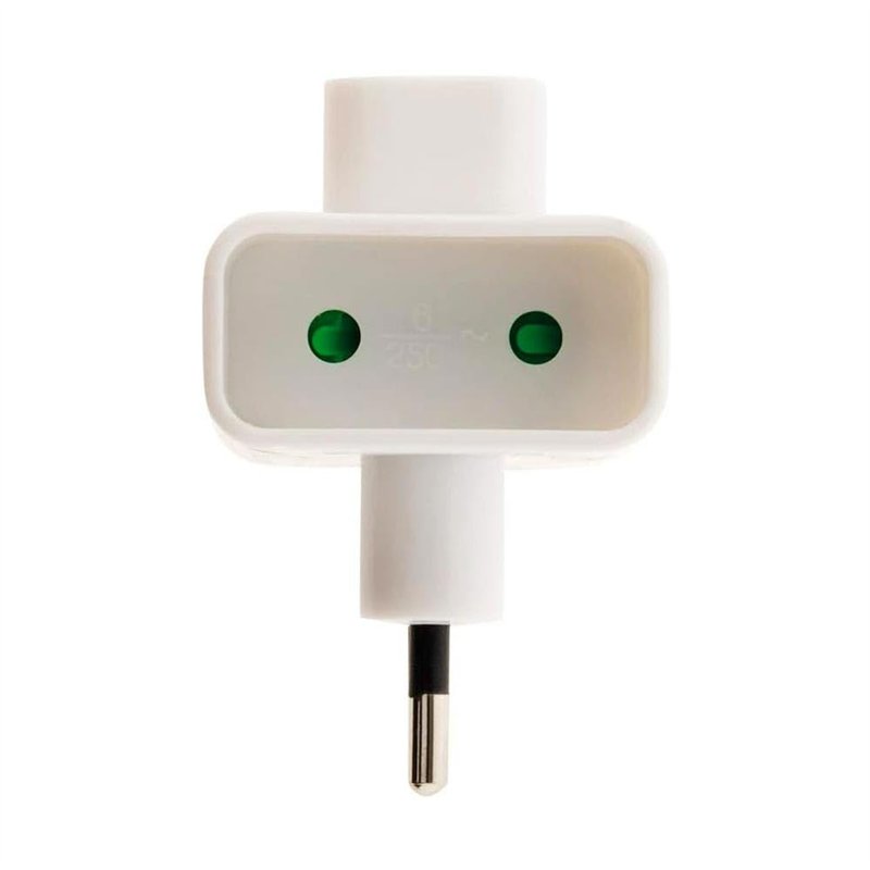 Image secondaire de Multiprise Triplite 3 Prises - Compacte et Pratique - 3x6A, 230V pour Appareils Domestiques et Bureautiques