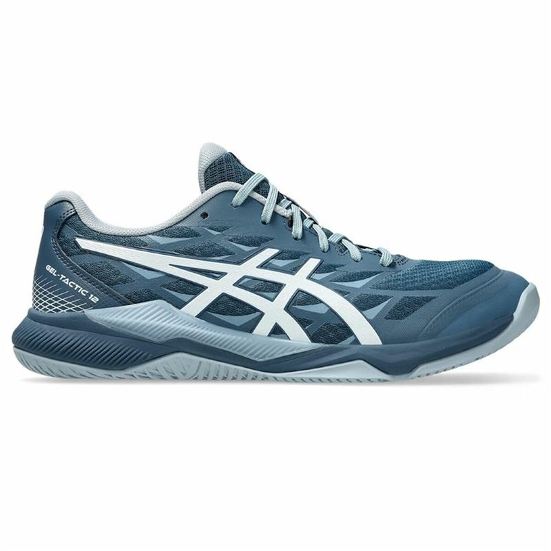 ASICS Mixte Zapatillas Deportivas Gel-Tactic 12 Azul Hombre Balonmano Sneaker, Multicolore, Medium