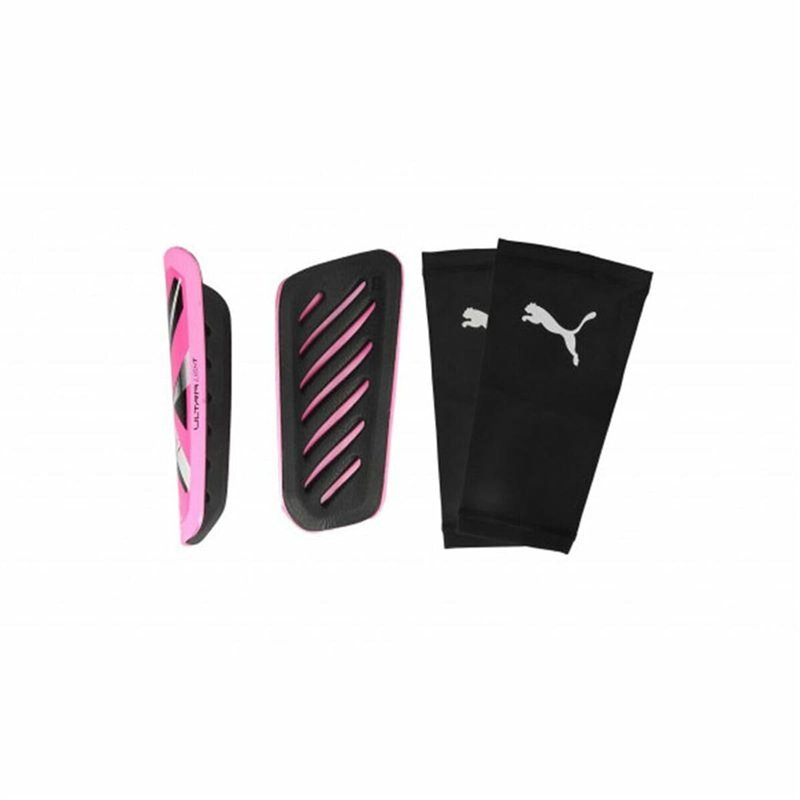 Image secondaire de Protège-tibias de football Puma ultra léger rose - Marque : Puma - EAN : 4067981503377 - Taille S