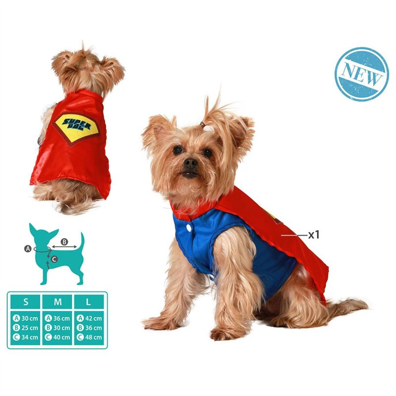 Image secondaire de Costume pour Chien Héros de Bande dessinée - Marque : BigBuy Carnival - EAN : 8422259776390 - Taille L