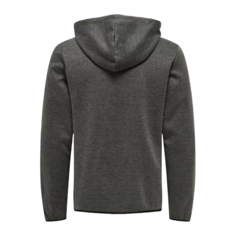 Image secondaire de Only & Sons 5715604232133 Veste de sport pour homme, gris foncé - Marque EAN : 5715604232133 - Taille XL