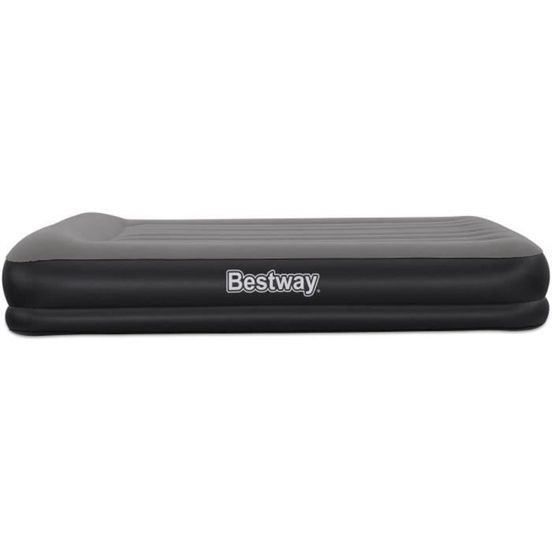 Image secondaire de Matelas gonflable - BESTWAY - 671BU - Tritech Queen - 2 places, pompe USB intégrée, 2,03 m x 1,52 m x 36 cm