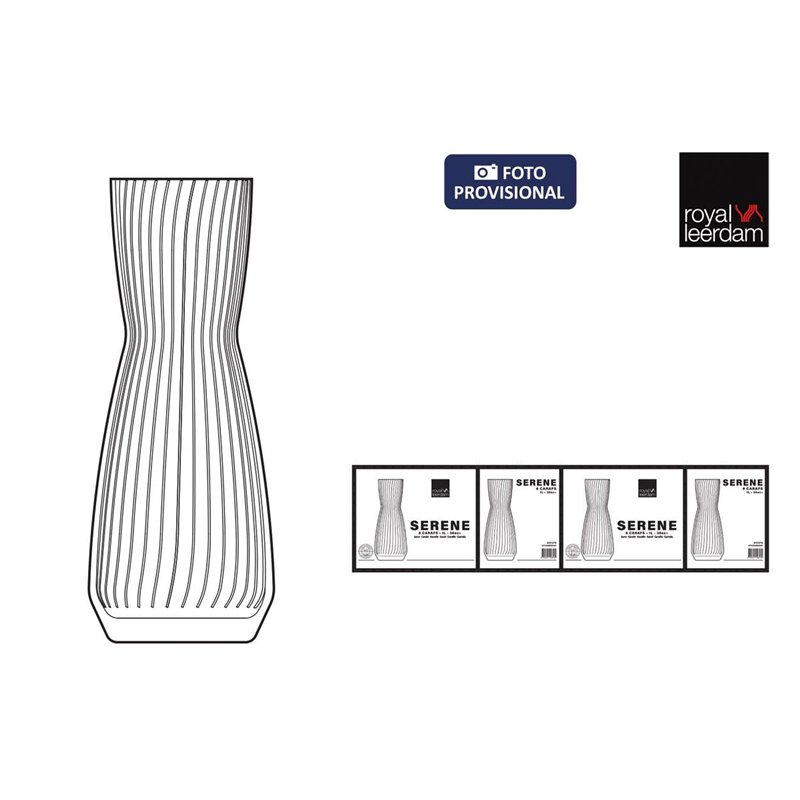 Image secondaire de Bouteille en Verre La Mediterránea 1 L (6 Unités)