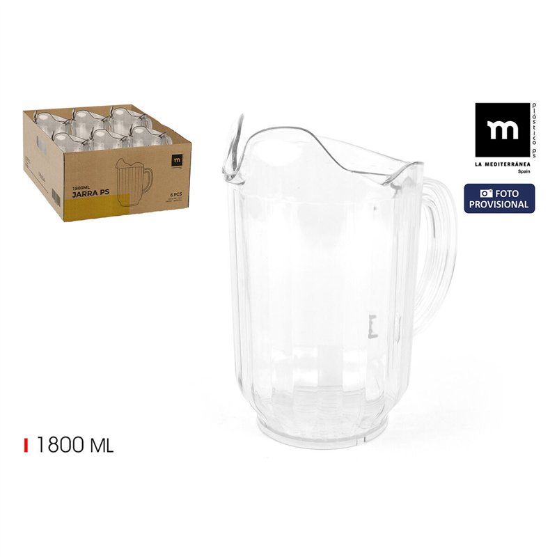 Image secondaire de Chope à bière La Mediterránea 1,8 L (24 Unités)