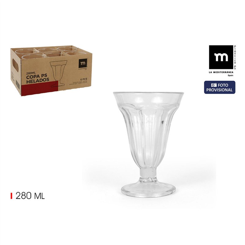 Image secondaire de Coupe de glaces et de milkshakes La Mediterránea 0,28 l (24 Unités)