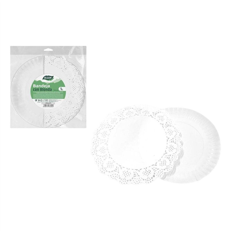 Image secondaire de Plateau apéritif Algon Rond 30 cm (30 Unités)