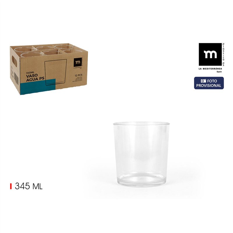 Image secondaire de Verre d'eau La Mediterránea (24 Unités)