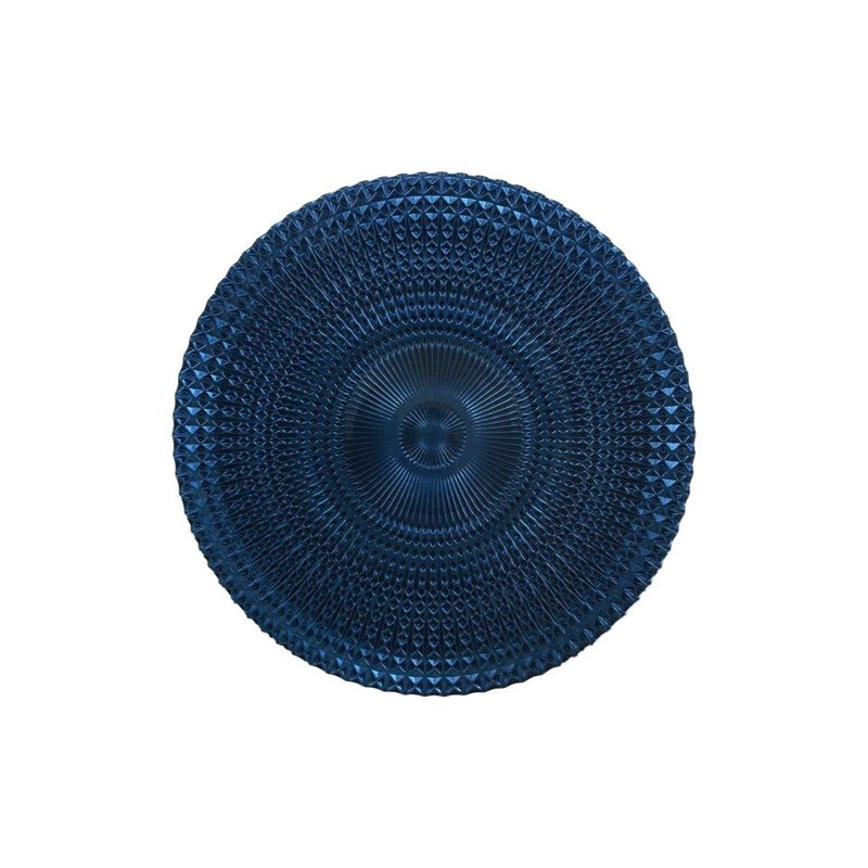 Image secondaire de Assiette plate Alfares Alfares Bleu verre Ø 31 cm (6 Unités)