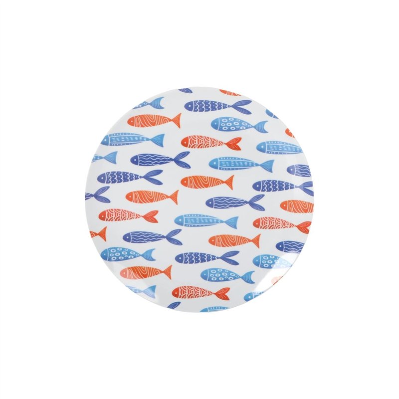 Image secondaire de Assiette plate La Mediterránea Poissons 25,5 cm (24 Unités)