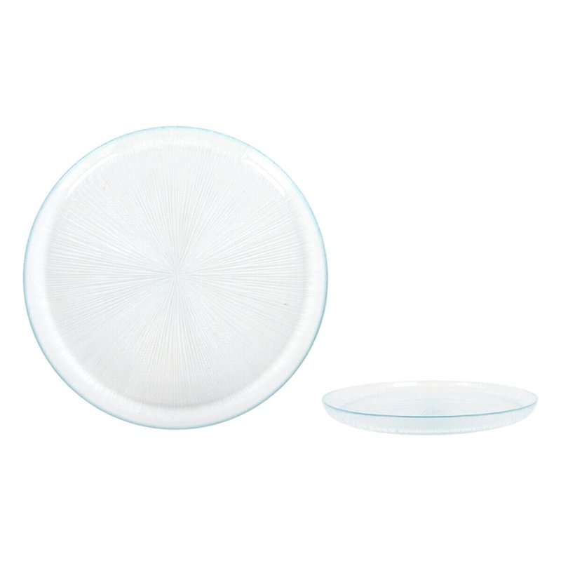 Image secondaire de Assiette plate La Mediterránea Venezia verre Ø 25 cm Ø 25 x 2 cm (6 Unités)