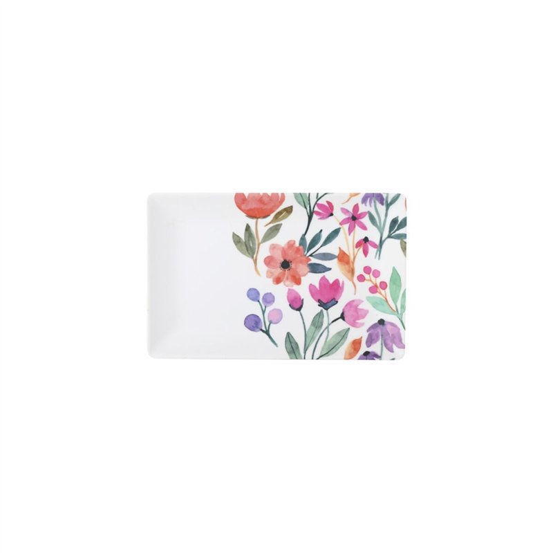 Image secondaire de Plateau apéritif La Mediterránea Fleurs 20 x 13 x 2 cm (24 Unités)