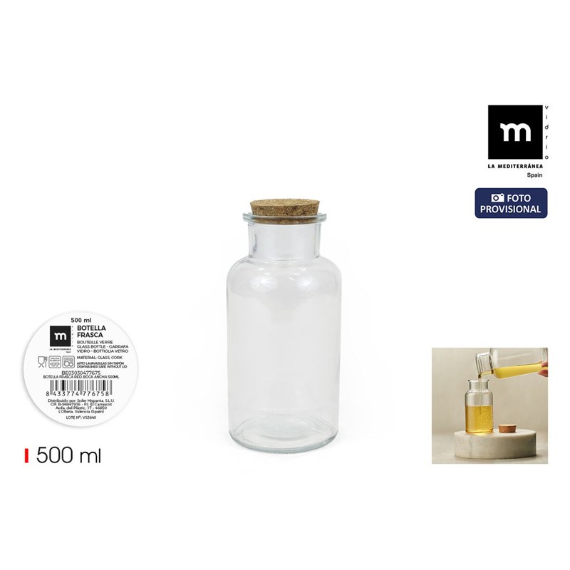 Image secondaire de Bouteille en Verre La Mediterránea 500 ml 0,5 L (16 Unités)