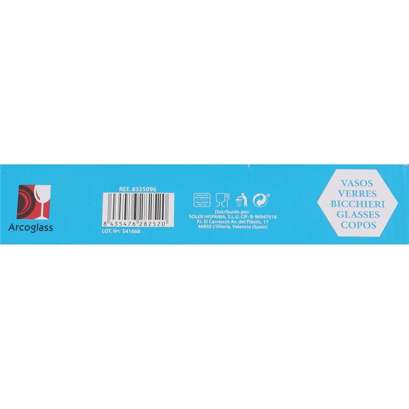 Image secondaire de Set de Verres La Mediterránea Mistral cubic 6 Pièces (12 Unités)