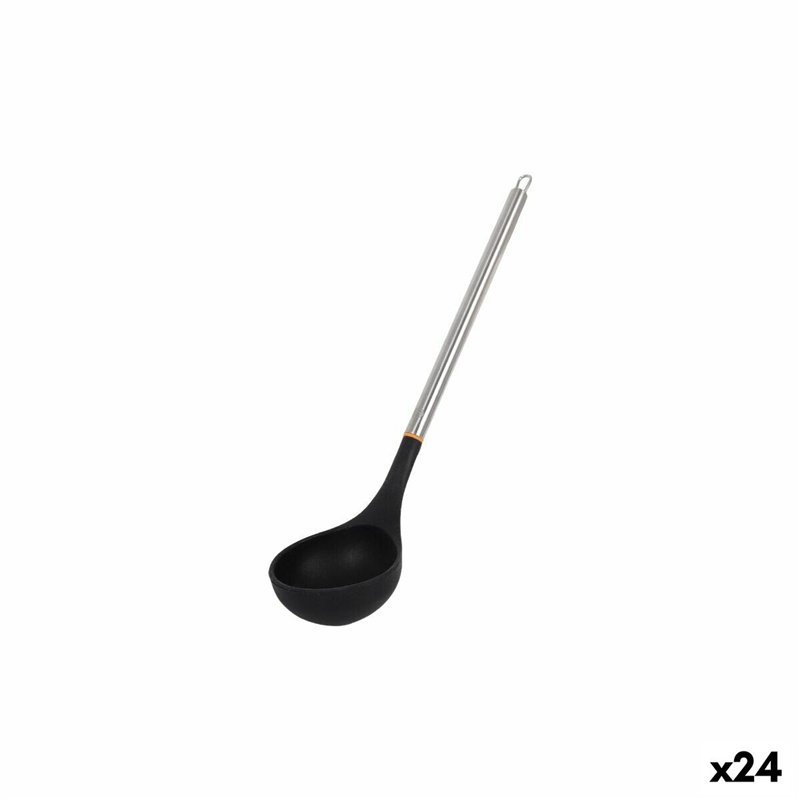 Louche La Mediterránea Silicone Acier inoxydable 32 cm (24 Unités)