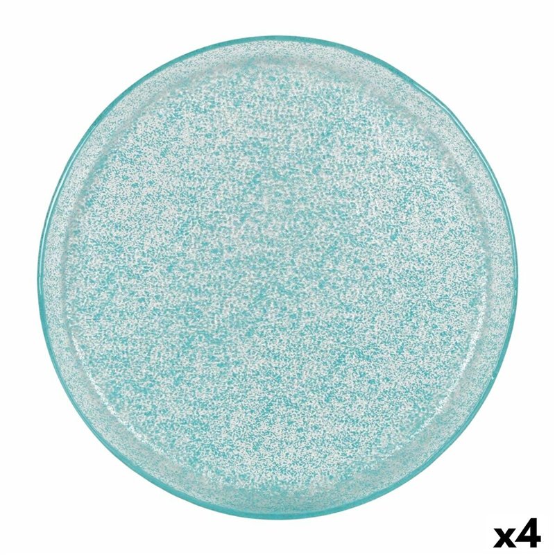 Assiette plate Samaritaine Turquoise Ø 27 cm (6 Unités)
