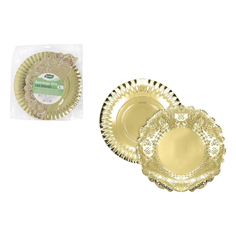 Image secondaire de Plateau apéritif Algon Rond 30 cm (30 Unités)