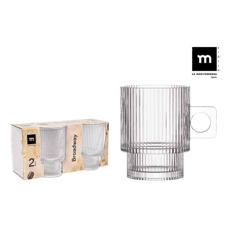 Image secondaire de Lot de tasses La Mediterránea Broadway 2 Pièces (18 Unités)