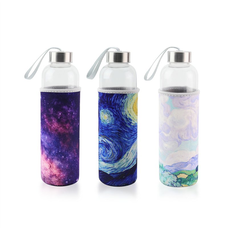 Image secondaire de Bouteille d'eau Bewinner verre 600 ml (24 Unités)