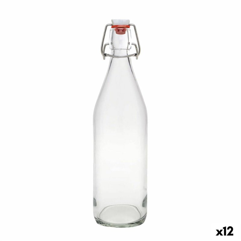 Bouteille en Verre La Mediterránea verre 1 L (12 Unités)
