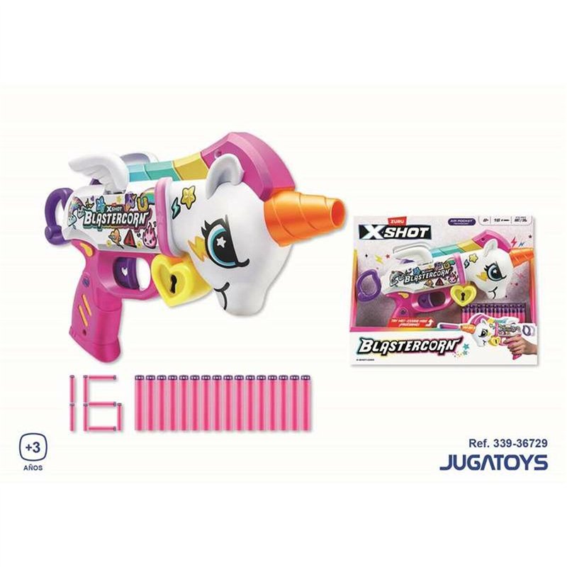 Image secondaire de Pistolet à Fléchettes Zuru X-Shot Blastercorn Unicorn