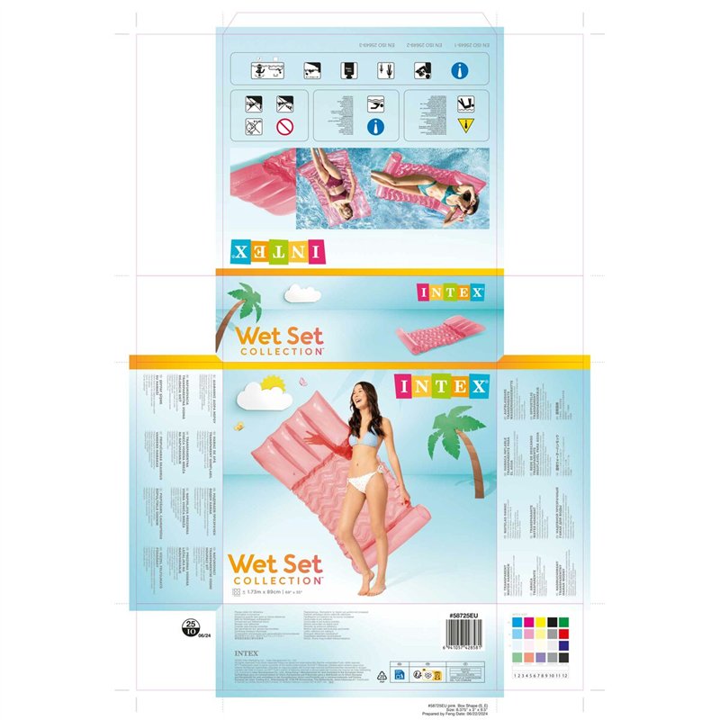 Image secondaire de Matelas Gonflable Intex 89 x 173 cm Transparent