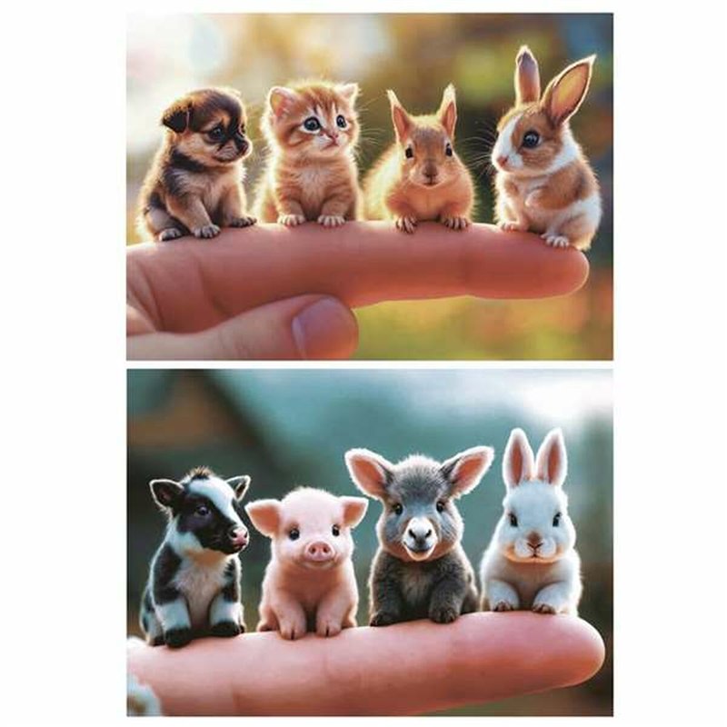 Image secondaire de Puzzle Educa Baby Animals (2 Unités)