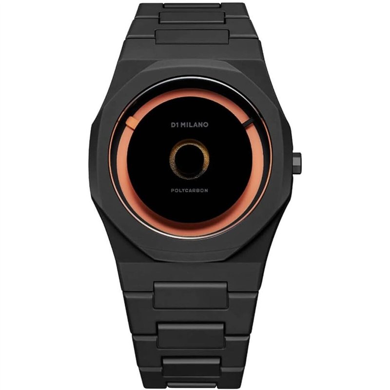 Montre Homme D1 Milano POLYCARBON ORANGE LED (Ø 40,5 mm)