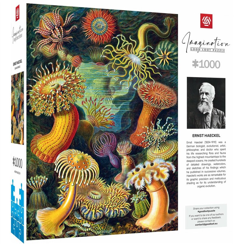 Image secondaire de Puzzle Cenega Publishing Ernst Haeckel Criaturas marinas 1000 Pièces