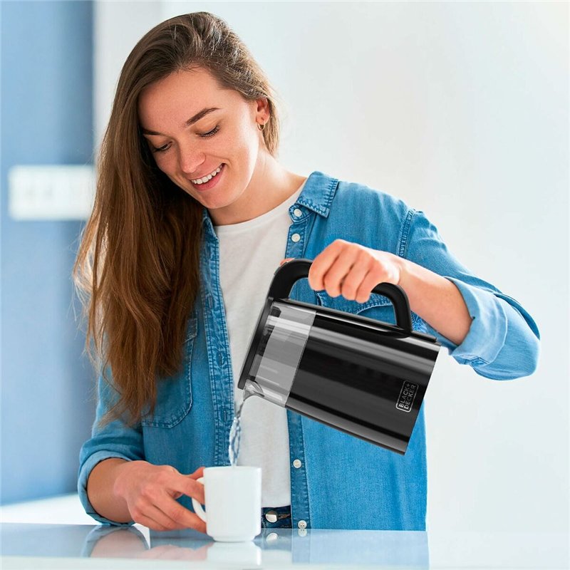 Image secondaire de Bouilloire Black & Decker BXKE2206E Noir Plastique 2200 W 1,7 L