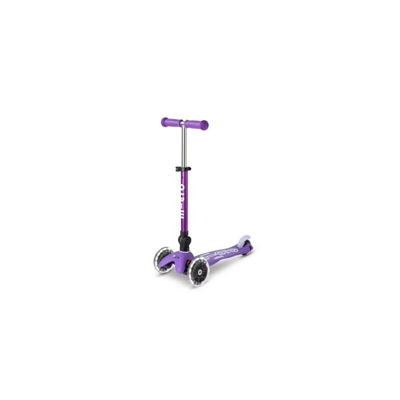 Trottinette Micro Mini DELUXE LED Pourpre