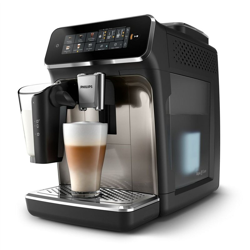 Cafetière superautomatique Philips EP3347/90 Noir Chrome 1500 W 230 W 15 bar 275 g 1,8 L