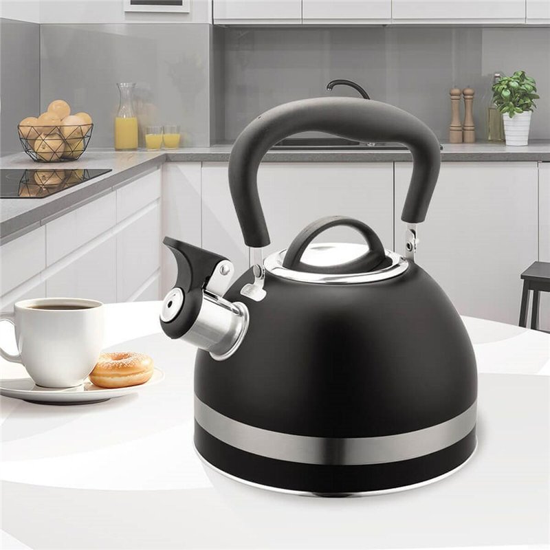 Image secondaire de Théière Feel Maestro MR-1336-BLACK Noir Acier inoxydable 1,8 L