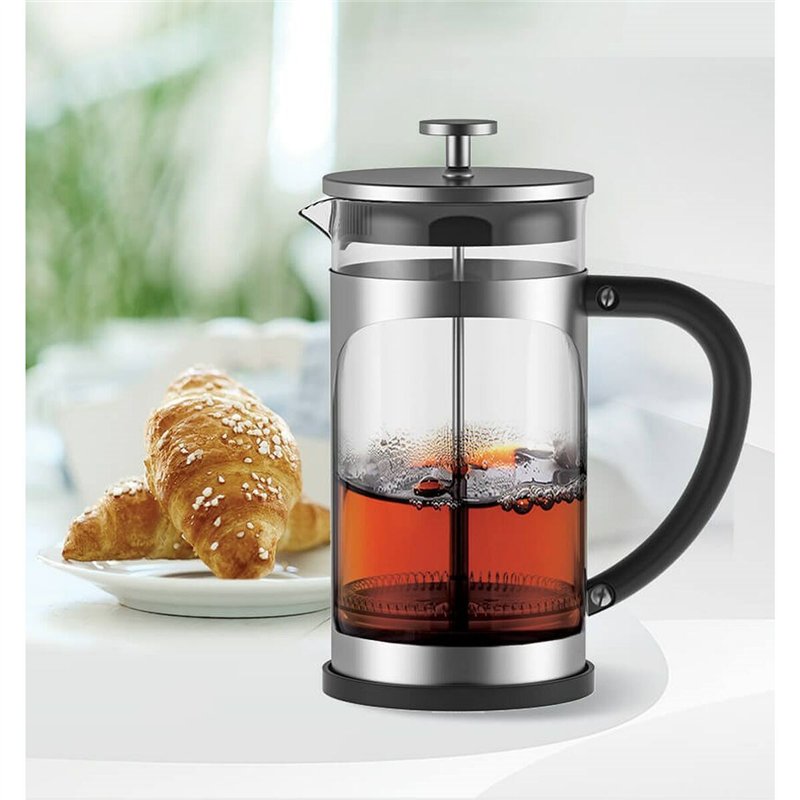 Image secondaire de Théière Feel Maestro MR-1860-600 Noir Acier Acier inoxydable Verre Borosilicaté 600 ml