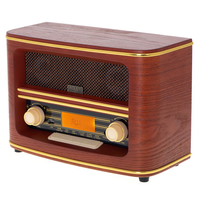 Radio Adler AD 1187 Marron Bois