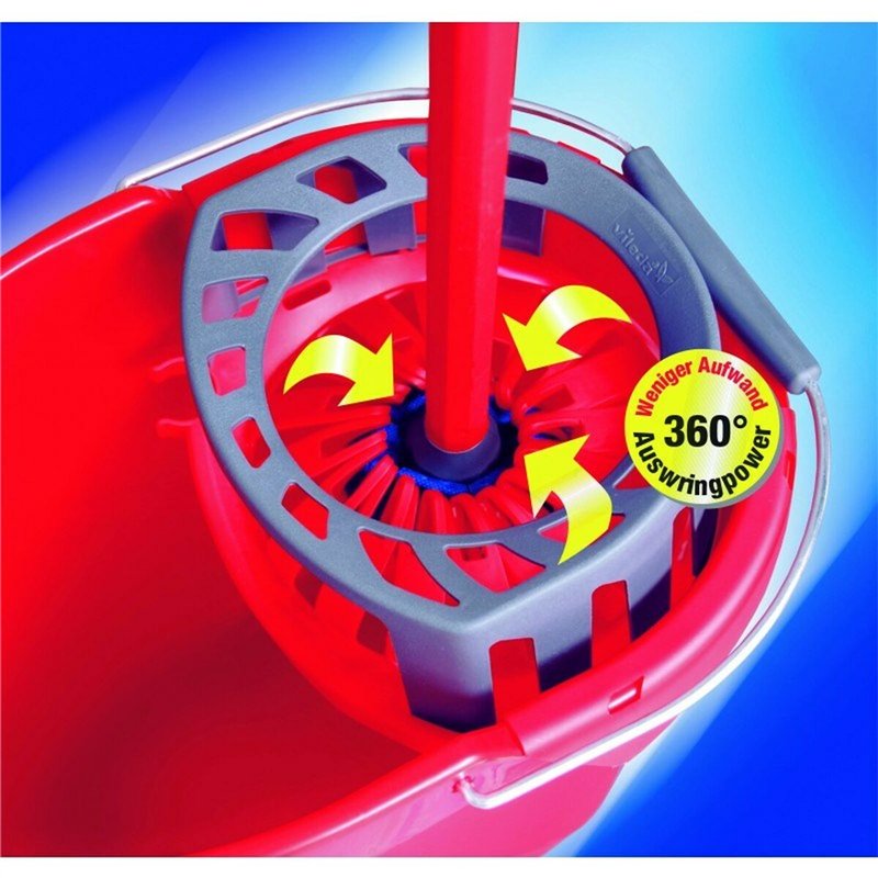 Image secondaire de Seau de Lavage Vileda SuperMocio Rouge 30 x 29 x 38 cm 10 L