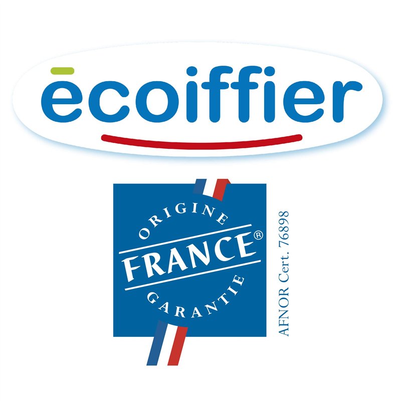 Image secondaire de Jouets Ecoiffier - 1226 - Chariot de supermarché vide pour enfants 100 % Chef - Jeu d'imitation - Dès 18 mois - Fabriqué en France