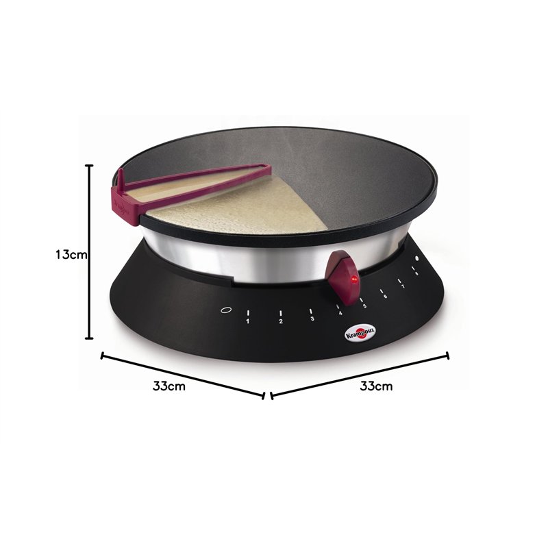 Image secondaire de Krampouz CREPIERE ELECTRIQUE DIABOLO Ø33 CEBPF2BO