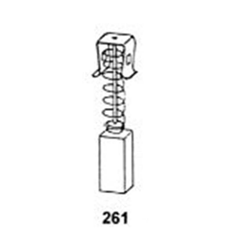 Buildalot.nl Balais charbon de rechange pour outils Makita 6 x 9 x 11 mm Réf. Makita CB 407/419, 191927–6, 191962–4 & 342051, po