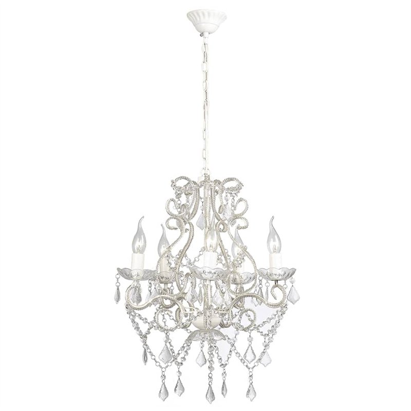 vidaXL Chandelier 2800 Cristaux Salon Suspension Luminaire Plafonnier Lustre