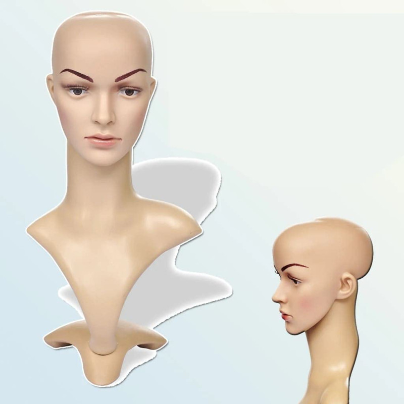 Image secondaire de vidaXL Tête Mannequin pour chapeau perruque#FE