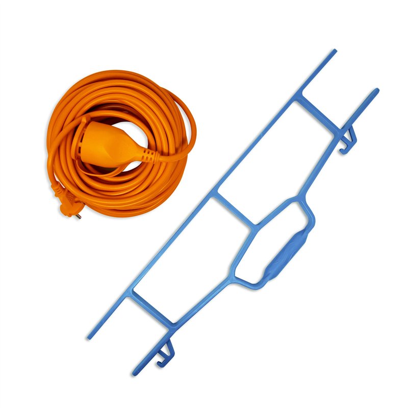 Image secondaire de Electraline 94016 - Support portable pour Rallonge de Bobine et Câbles, couleur bleue