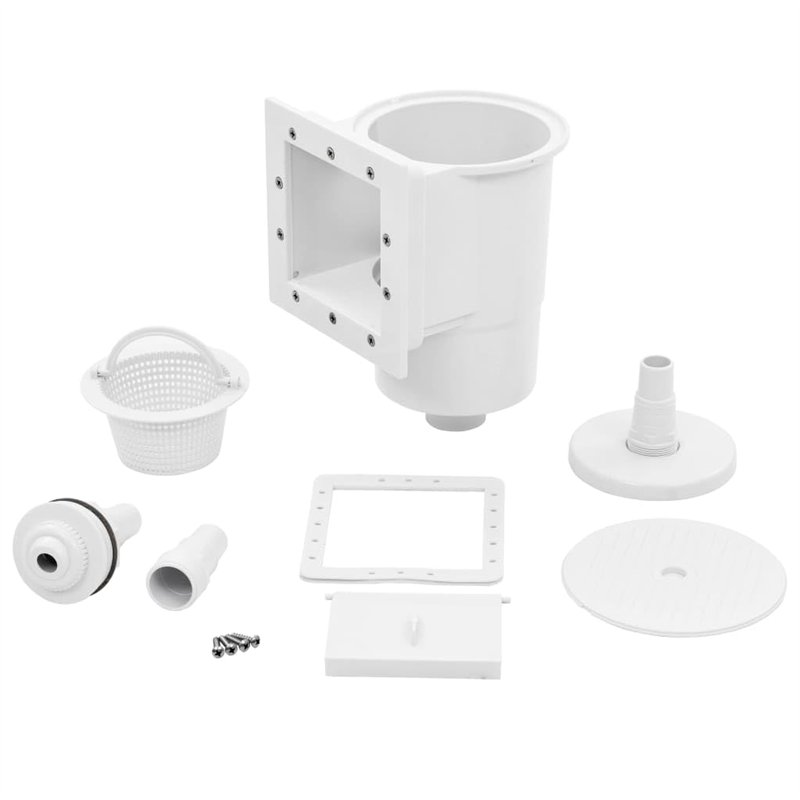 vidaXL Ensemble d'Écumoire de Piscine 8 pcs ABS Déversoir Nettoyage de Piscine