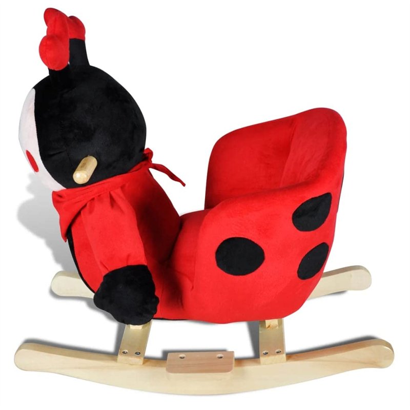 Image secondaire de vidaXL Coccinelle à Bascule pour Bébés Peluche Animaux Jouet d'Enfants Maison