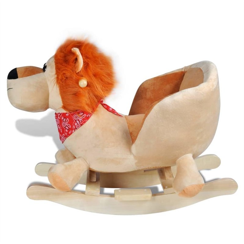 Image secondaire de vidaXL Lion à Bascule pour Bébés Peluche Animaux Jeu Jouet d'Enfants Maison