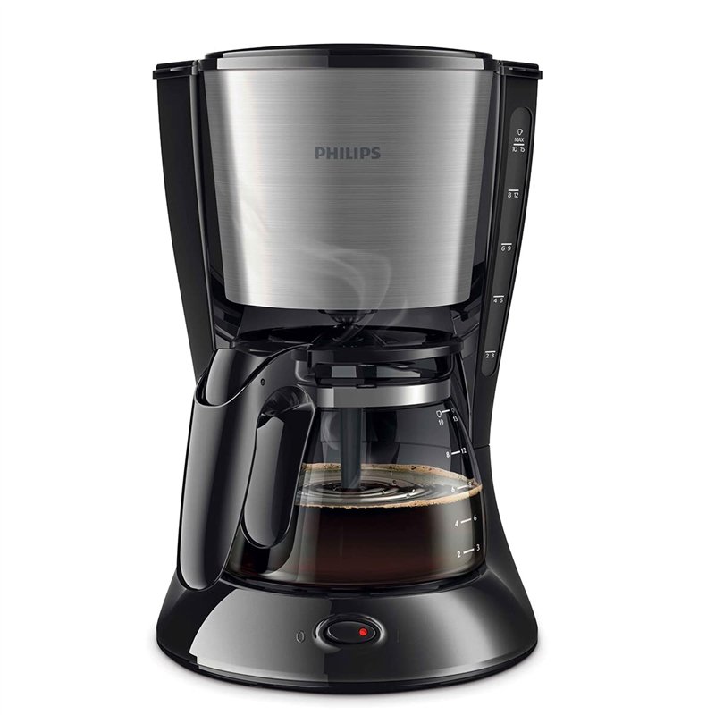 Philips HD7462/20 Cafetière Daily Noir et métal 1000 W Aroma Swirl