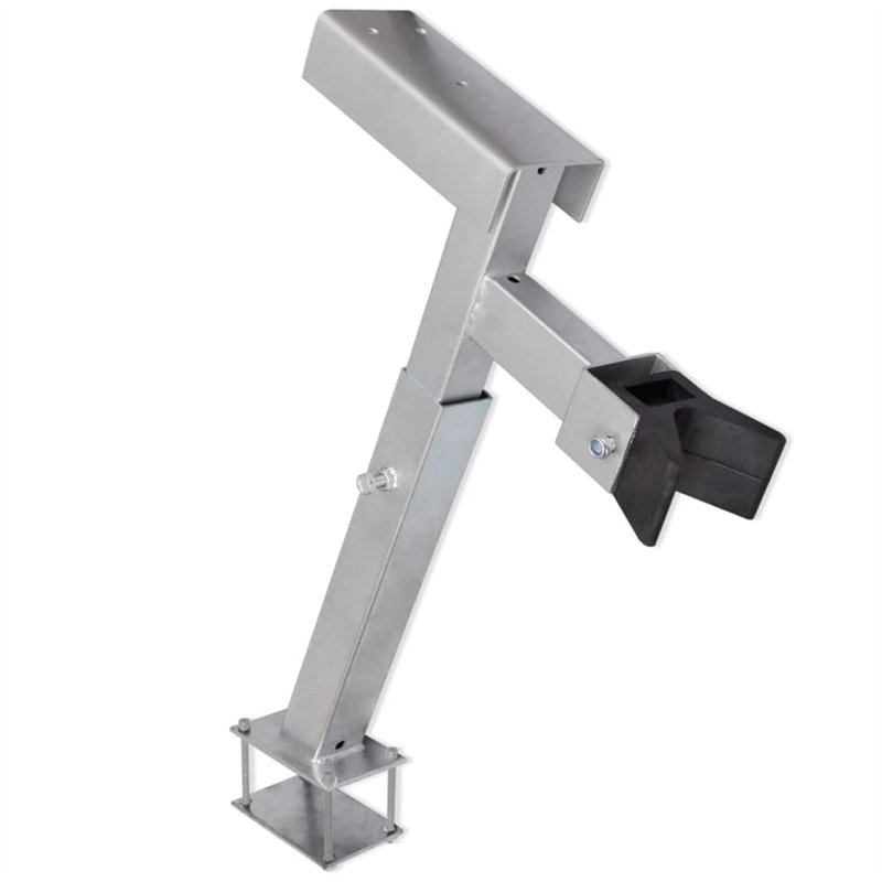 vidaXL Support de Treuil pour Remorque à Bateau Treuil Manuel Outil Garage